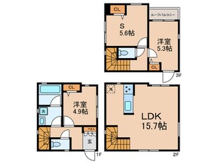 Kolet尾山台南#04の物件間取画像